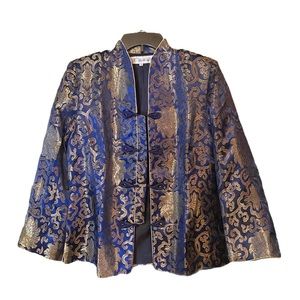 Vintage Chinese Silk Blazer Jacket